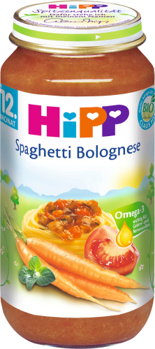 Kindermenü Spaghetti Bolognese ab 12. Monat, 250 g
