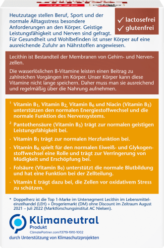 Lecithin + B-Vitamine Kapseln 40 41,6 St., g