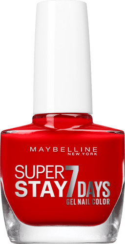 Nagellack Superstay Forever Strong 7 Days 08 passionate red, 10 ml