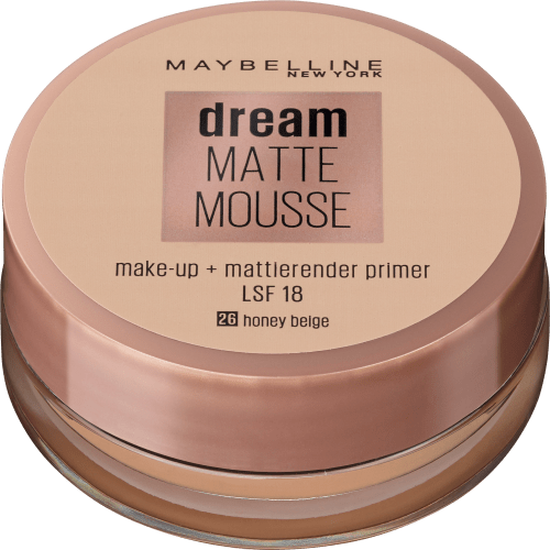 Primer Dream Matte Mousse, LSF 18, 26 Honey Beige, 18 ml