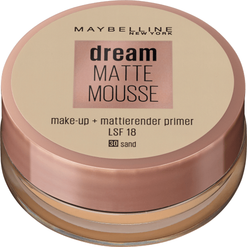 Primer Dream Matte Mousse, 30 Sand, LSF 18, 18 ml