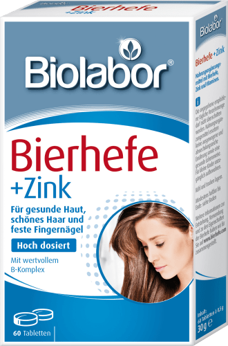 Bierhefe + Zink Tabletten 60 g St., 30