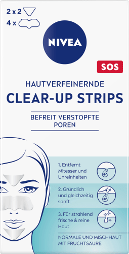 Clear-Up Nosestrips hautverfeinernd, 6 St