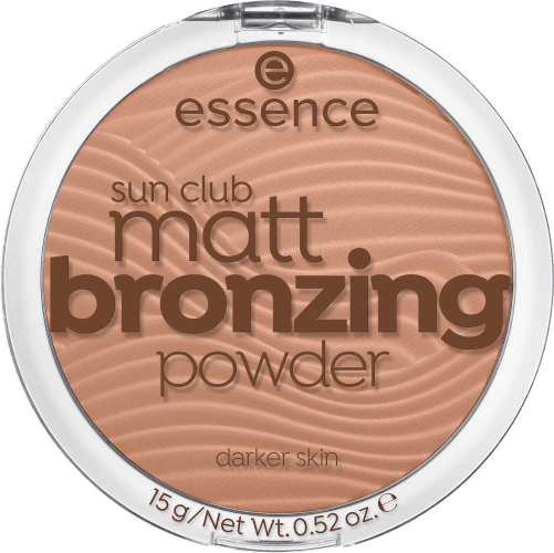 Bronzing Puder Sun Club Matt 02 Darker Skin Sunny, 15 g