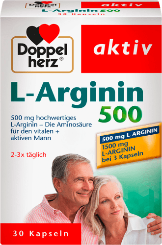 L-Arginin 500 Kapseln 30 St., 18,6 g