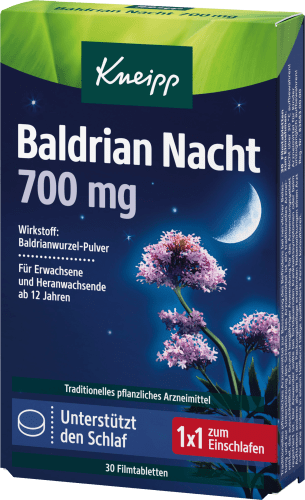 Baldrian Nacht 700mg Tabletten, 30 St | Schlafen & Nerven