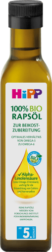 Beikostöl 100% Bio Rapsöl ab dem 5.Monat, 250 ml