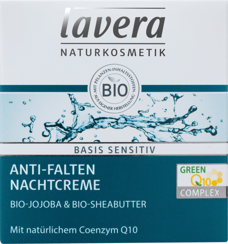 Sensitiv Nachtcreme Anti-Falten ml Q10, Basis 50