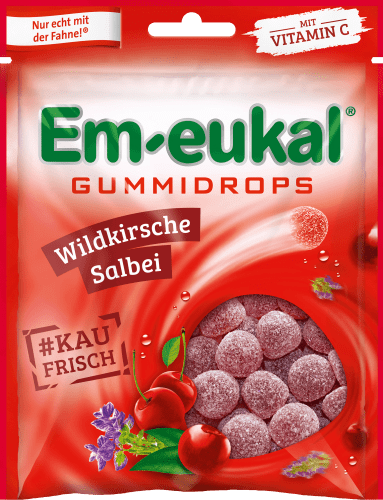Gummidrops Wildkirsche-Salbei, 90 g