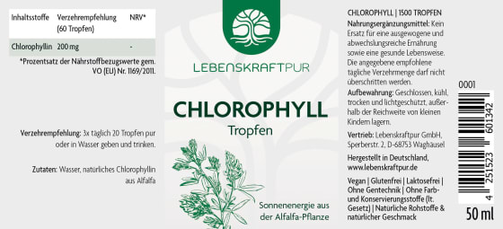 flüssig, ml 50 Chlorophyll