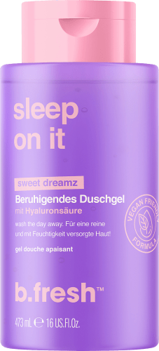 473 Duschgel sleep ml on it,