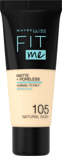 Ivory, 30 ml & Natural Fit Matte Poreless 105 Me Foundation