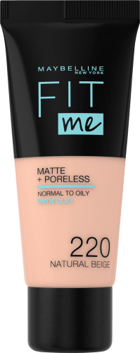 Foundation Fit 220 ml Natural Matte Beige, 30 Me & Poreless
