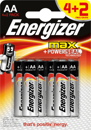 Batterien Max Mignon St AA Alkali-Mangan, 4