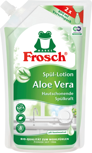 Spülmittel-Lotion Aloe Vera Nachfüllbeutel, 800 ml