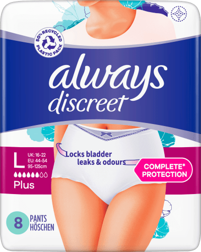 L discreet Plus, 8 Pants St Gr. Inkontinenz