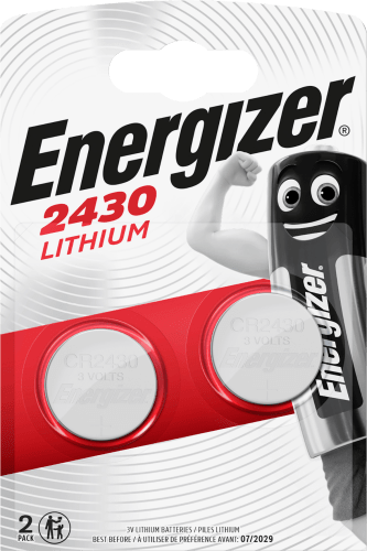 Batterien	Knopfzelle CR2430, 2 St