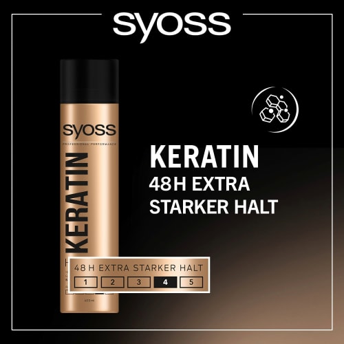 Haarspray Keratin, 400 ml
