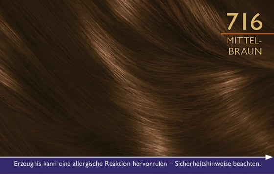 716, Haarfarbe Mittel-Braun 1 St
