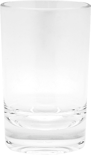 Mundbecher aus Acryl durchsichtig, 1 St