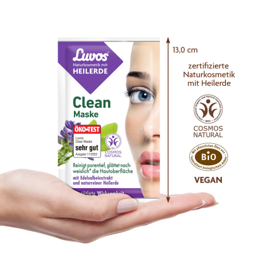 Clean ml 7,5 (2 ml), 15 Gesichtsmaske x
