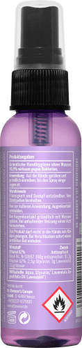ml Handdesinfektionsspray all-one Bio-Lavendel, Reisegröße, 60