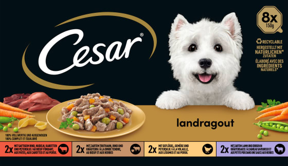 Nassfutter Hund g), in Landküche Multipack kg Vielfalt (8x150 Sauce, 1,2