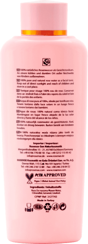Gesichtswasser Rosenwasser, 300 ml