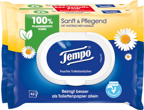 St), Kamille & St pflegend sanft 84 Toilettenpapier Feuchtes (2x42
