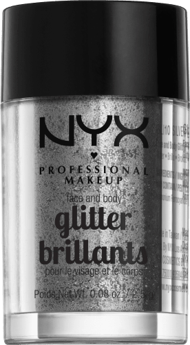 Face and Body Glitter silver 10, 2,5 g