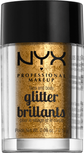 Face And Body Glitter g Gold, 2,5 05