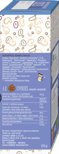 Choco Cookies, & Cashew, glutenfrei, 125 g