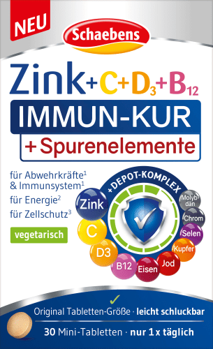 Immun-Kur Zink + C + D3 + B12, 10 g