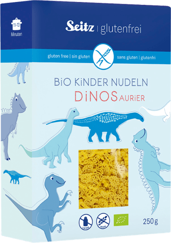 g 250 Dinosaurier, Nudeln, glutenfrei,