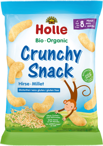 Snack Bio-Crunchy Hirse, 25 g | Snacks für Kinder