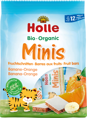 Fruchtriegel Minis Banane-Orange ab 12. Monat, 100 g | Snacks für Kinder