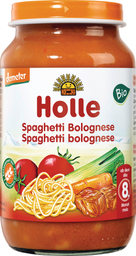 Menü Spaghetti Bolognese  ab dem 8.Monat, demeter, 220 g | Babygläschen & Co.
