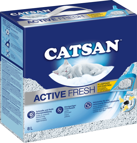 Katzenstreu Active Fresh, klumpend, 8 l