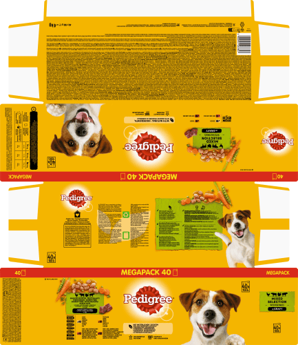 Nassfutter Hund Auswahl in Sauce, 4 (40x100 Multipack, kg g), Adult