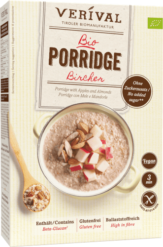 Bircher, Porridge, 350 glutenfrei, g