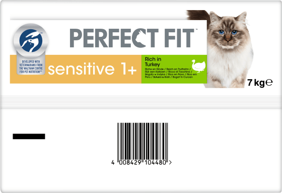 7 sensitive Truthahn, kg Trockenfutter 1+, Adult Katze mit