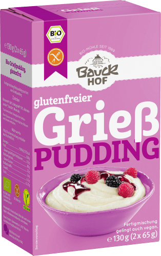 (2x65 g g), glutenfrei 130 Grießpudding,