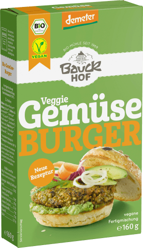 Backmischung Gemüse Burger, vegan, 160 g