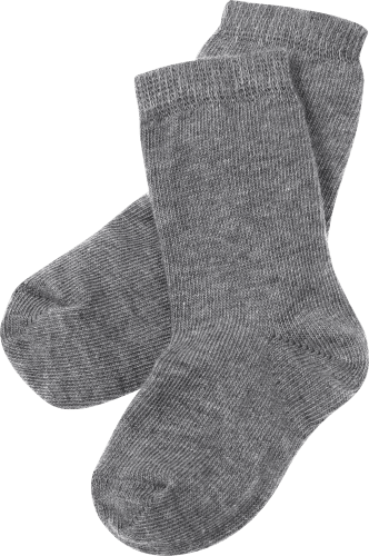 Socken, grau, Gr. 19/22, 1 St