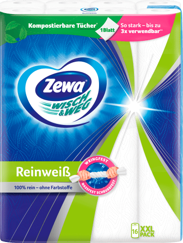 Küchenrolle Wisch&Weg Reinweiss (16x45 16 St Blatt)