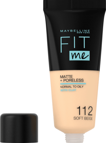 Foundation Fit Me Matte & Poreless Soft Beige, 112 30 ml