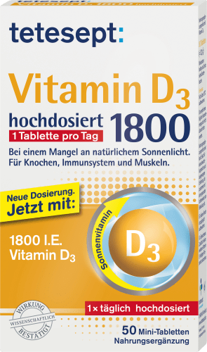 Vitamin D3 Tabletten 50 St., 12,1 g