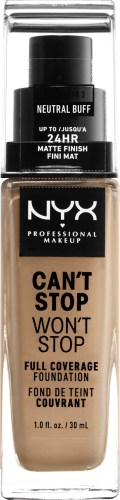 Foundation  Can\'t Stop Won\'t Stop 24-Hour neutral buff 10.3, 30 ml