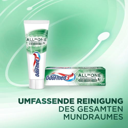 Zahnpasta All-in-One Rundumschutz Formel, 75 ml antibakterielle