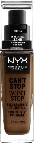 Foundation Can\'t Stop Won\'t ml 24-Hour 19, Mocha Stop 30